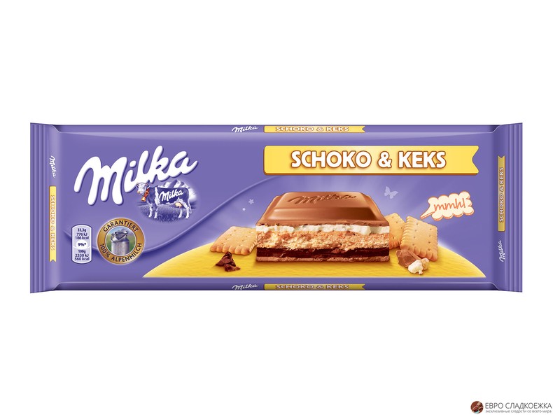Milka Shoco&Keks 300 гр.