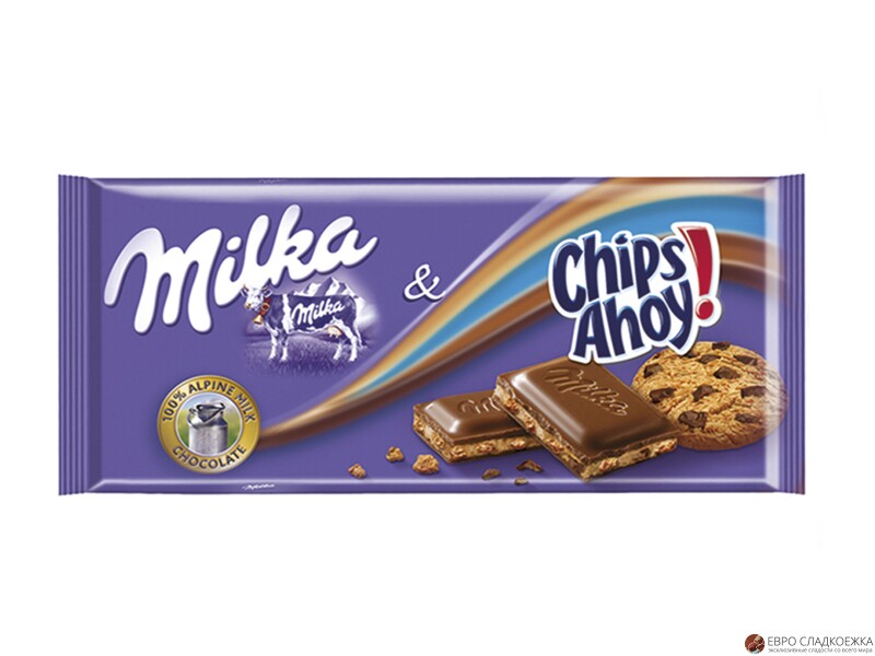 Milka Chips Ahoy 100 гр.