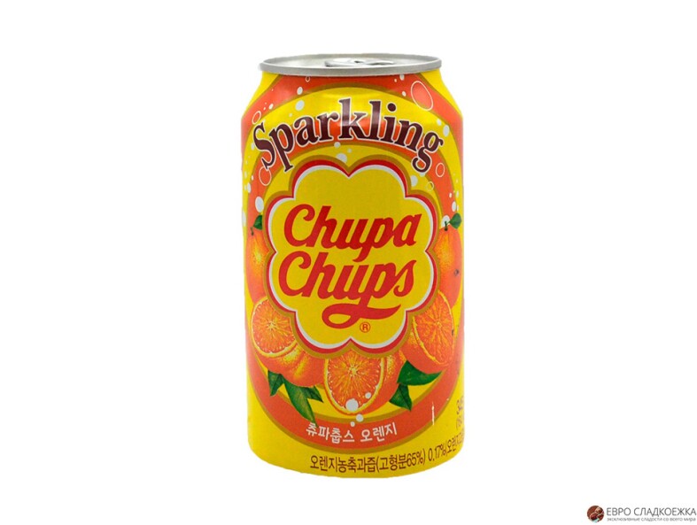 Газированный напиток Chupa Chups Апельсин 345 мл.