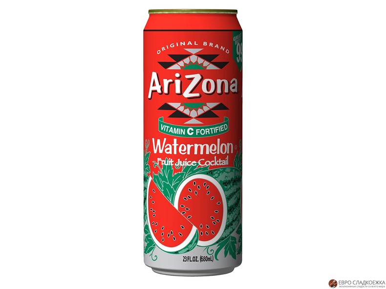 AriZona Watermelon Juice Cocktail, 680 мл.