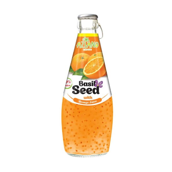 Aziano Апельсин с семенами базилика 290 ml