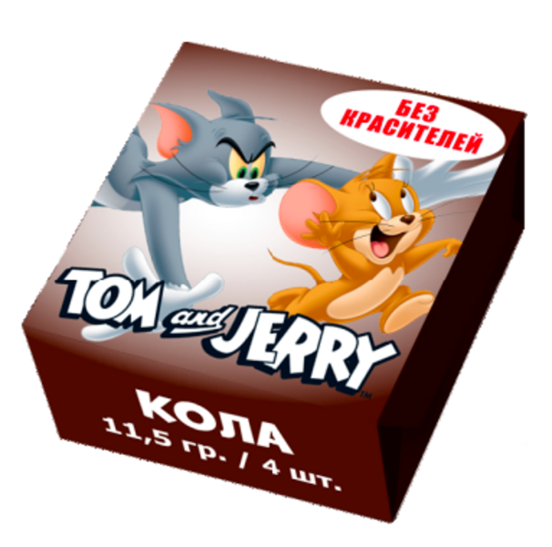 Жевательная конфета Том и Джери Кола 1уп (40шт)