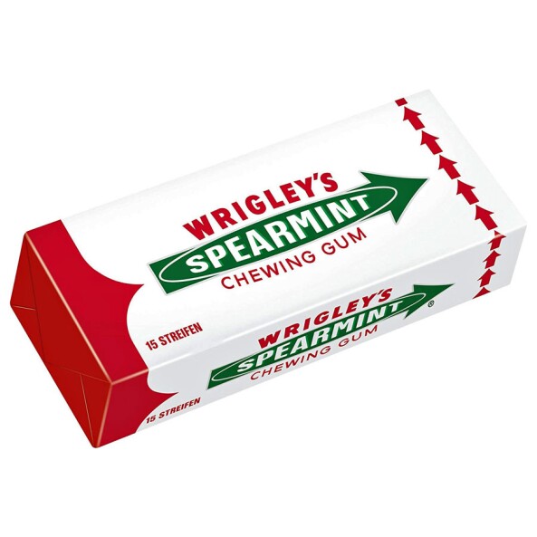Wrigley Spearmint 15 пластинок