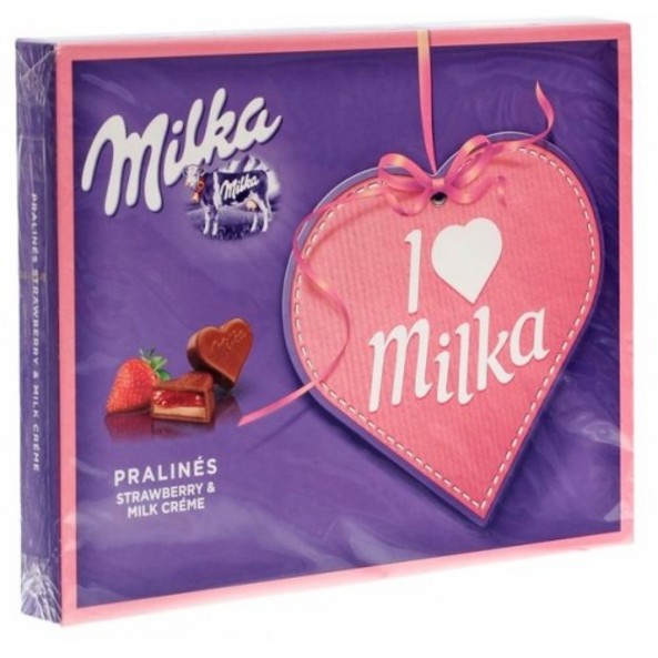 Milka I Love Strawberry 120 г.