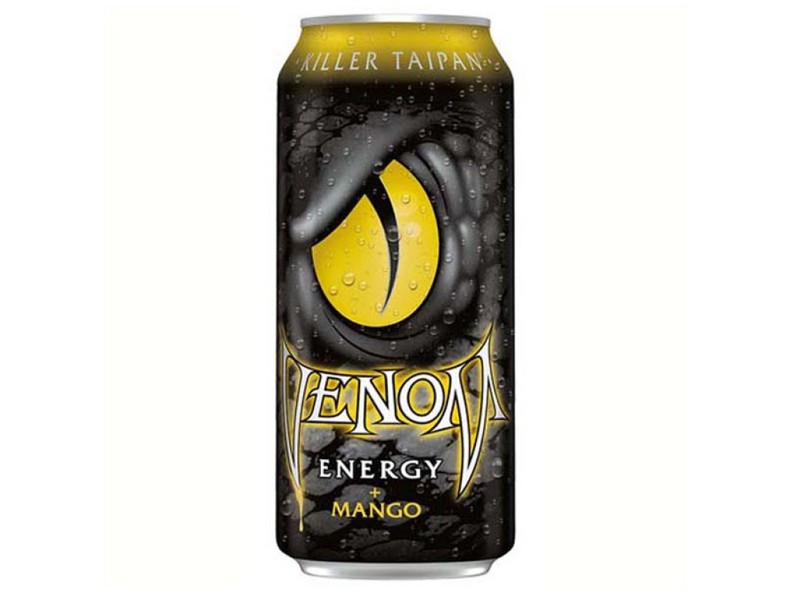 Газированный тонизирующий напиток Venom Killer Taipan Mango 473 ml