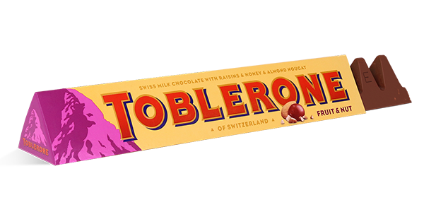 Toblerone шоколад молочный с медово миндальной нугой 100г