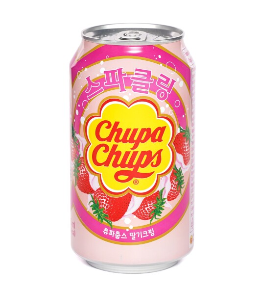 Газированный напиток Chupa Chups Клубника 345 мл.