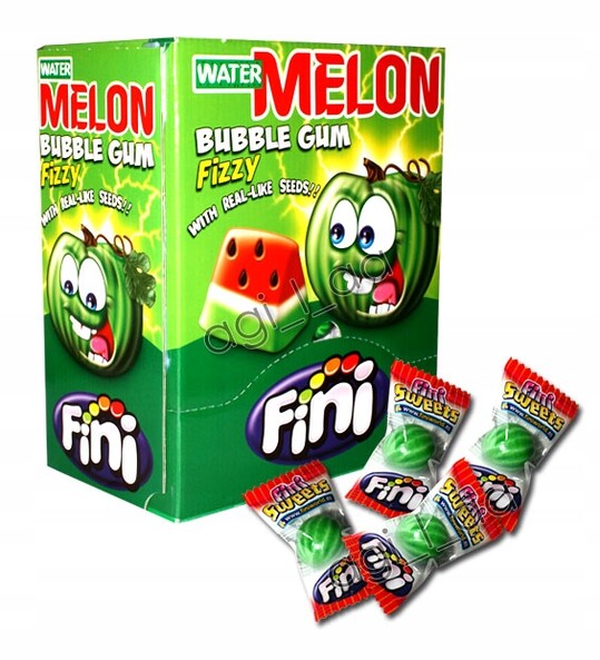 Жевательная резинка Fini Watermelon Bubble Gum 5 гр (200шт/уп)