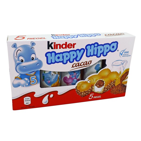 Конфеты Kinder Happy Hippo 104 гр.