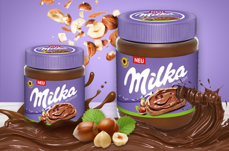 Шоколадно-ореховая паста Milka 350 гр.