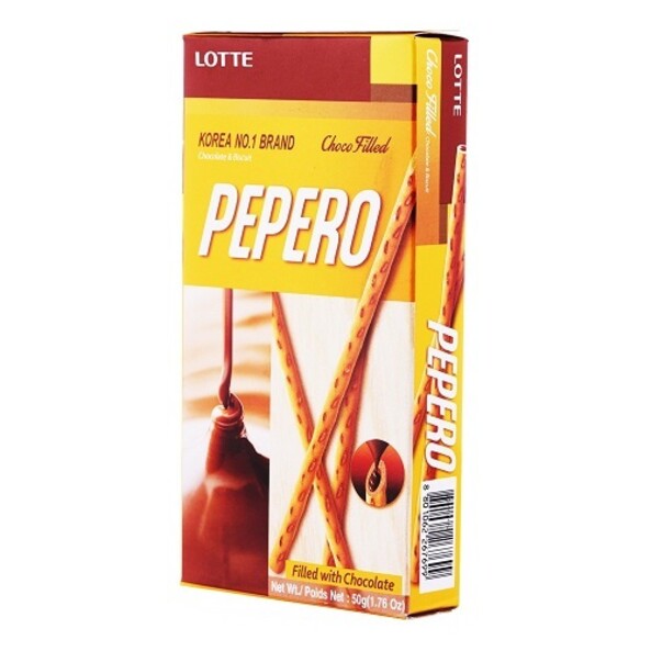 PEPERO CHOCO FILLED Соломка с шоколадной начинкой 50 г