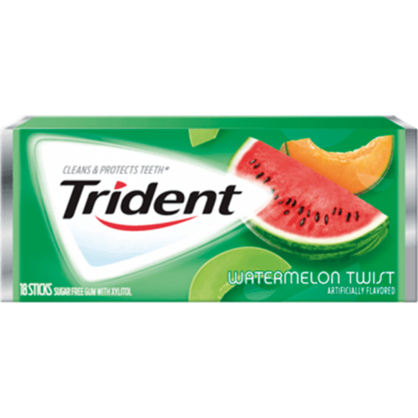 Жевательная резинка Trident Watermelon Twist