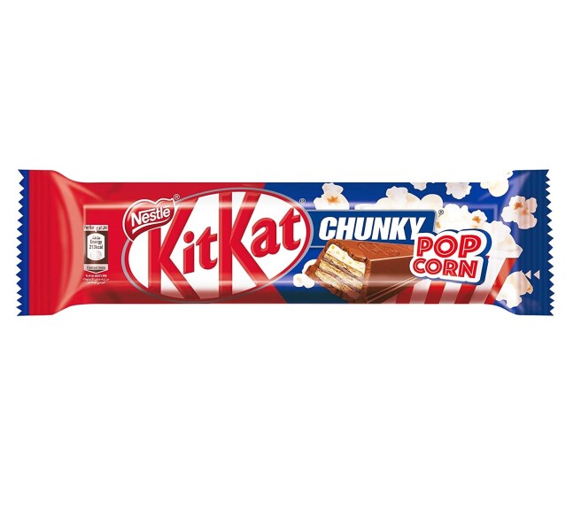 KitKat Чанки Кукис Поп корн соленая карамель 42 гр