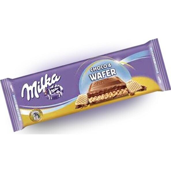 Шоколадная плитка Milka Choco&Wafer 300 гр