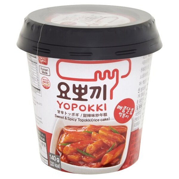Рисовые клецки б/п (топокки с остро-сладким соусом)Spicy Topokki 140г